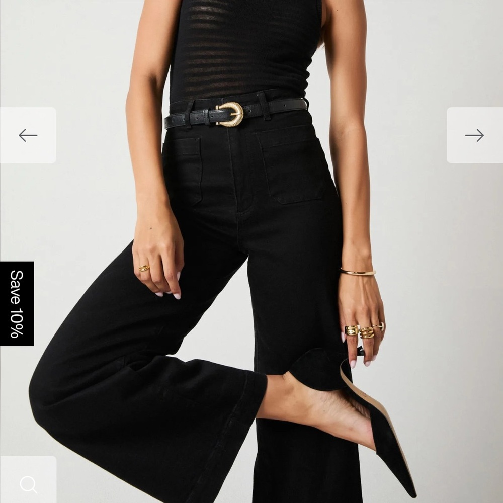ROLLA'S Black Ankle & Cropped Jeans
